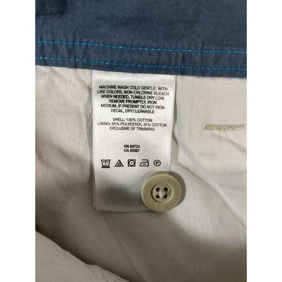 NEW Columbia Men Short Modern Classic Activewear Lightweight Size 38w 10L Khaki - Picture 9 of 10